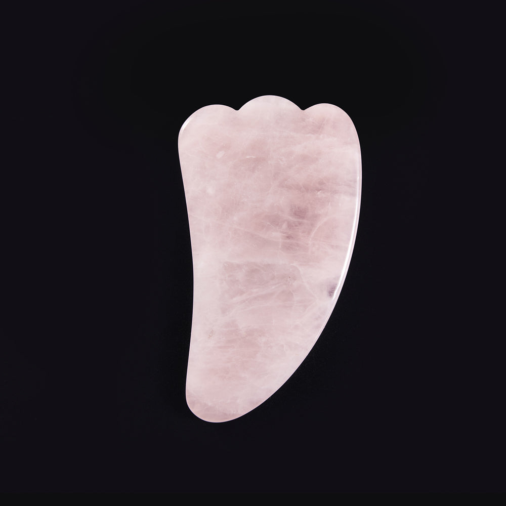 Natural Rose Jade Gua Sha Gouache Scraper Massager for Face Body Facial Skin Lifting Wrinkle Remove Beauty SPA Care Tools