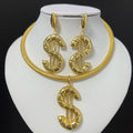 Ladies' Fashion Jewelry Set Necklace Earrings and Pendant Set Wedding Party Gift Fashion Accessories