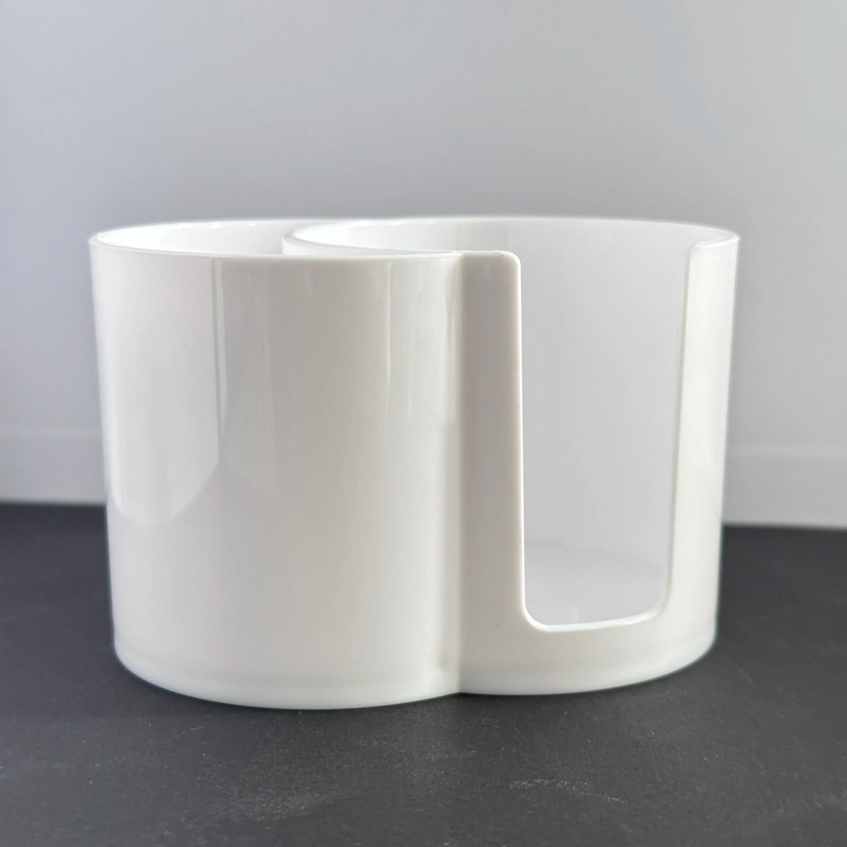 2024 New Hot White Plastic Cotton Swabs with Lid Cosmetic Cotton Pads 2 in 1 Organizer Three Kinds of Lids to Choose From