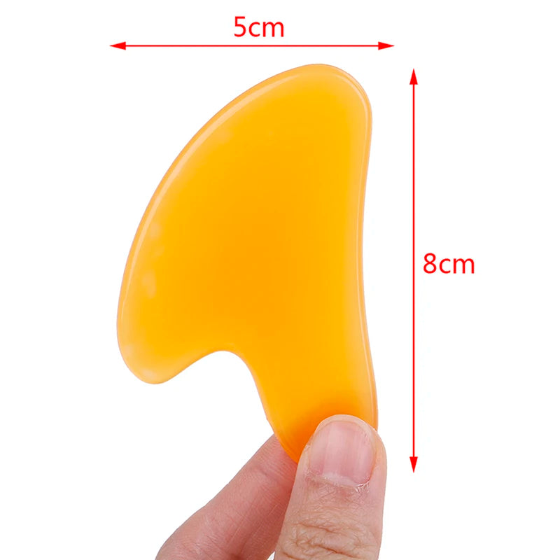 1/2PCS Natural Jade Gua Sha Board Acupuncture Massage Face Lifting Stone Guasha Scraping Facial Massage Tools Face Care