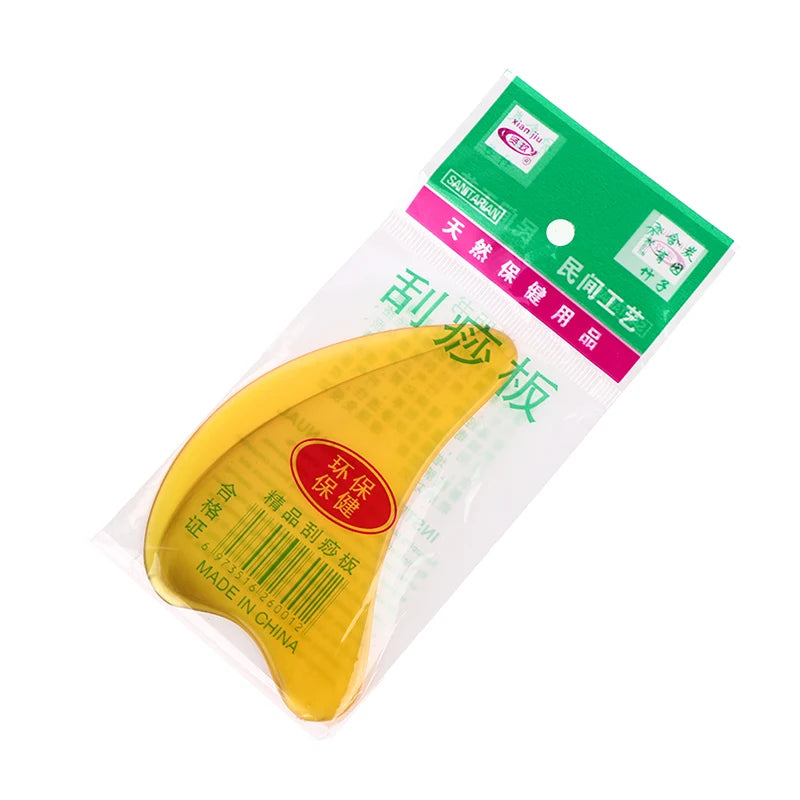 1/2PCS Natural Jade Gua Sha Board Acupuncture Massage Face Lifting Stone Guasha Scraping Facial Massage Tools Face Care