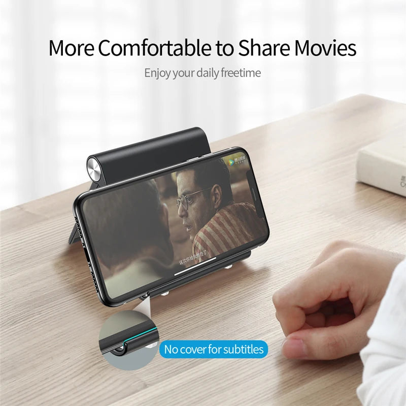 Phone Holder Stand Mobile Smartphone Support Tablet Stand for iPhone 15 14  Desk Cell Phone Holder Stand Portable Mobile Holder