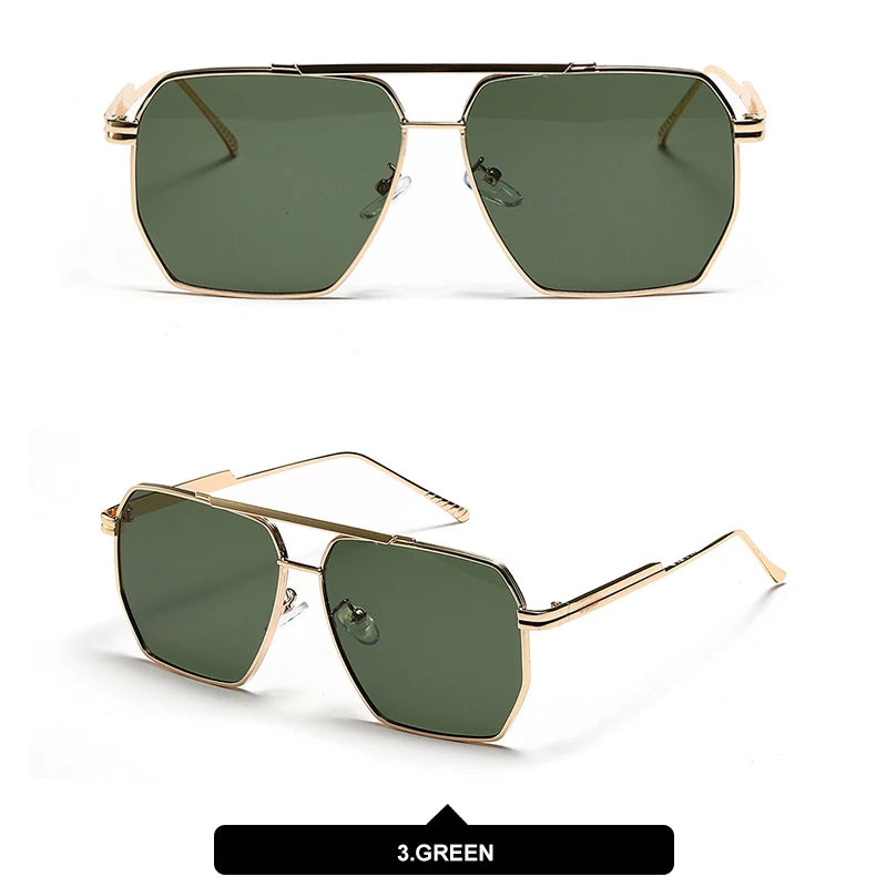 DDDLONG Retro Fashion Sunglasses Women Men Metal Sun Glasses Classic Vintage UV400 Outdoor D135