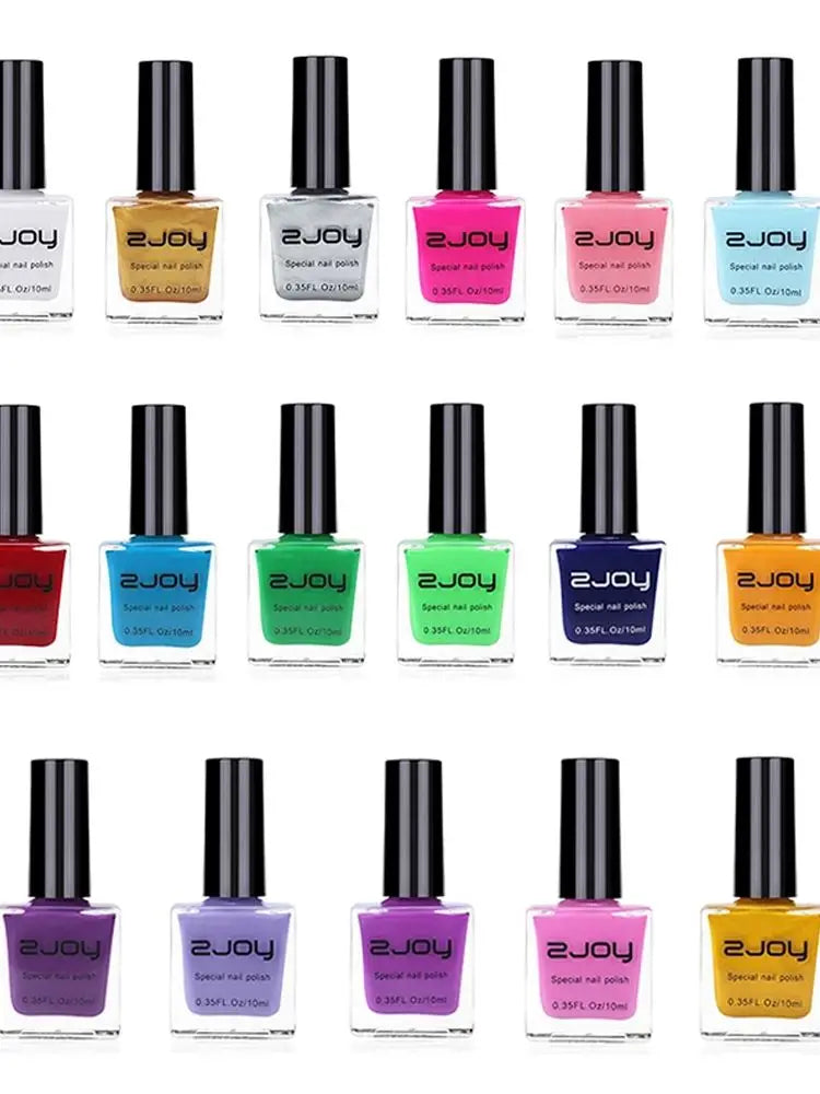 Nail Art Stamping Polish 10ML Semi-permanent Varnish Printing UV Varnish Stamp for Nails Polishes Lacquer Top Coat Gel Polish #@