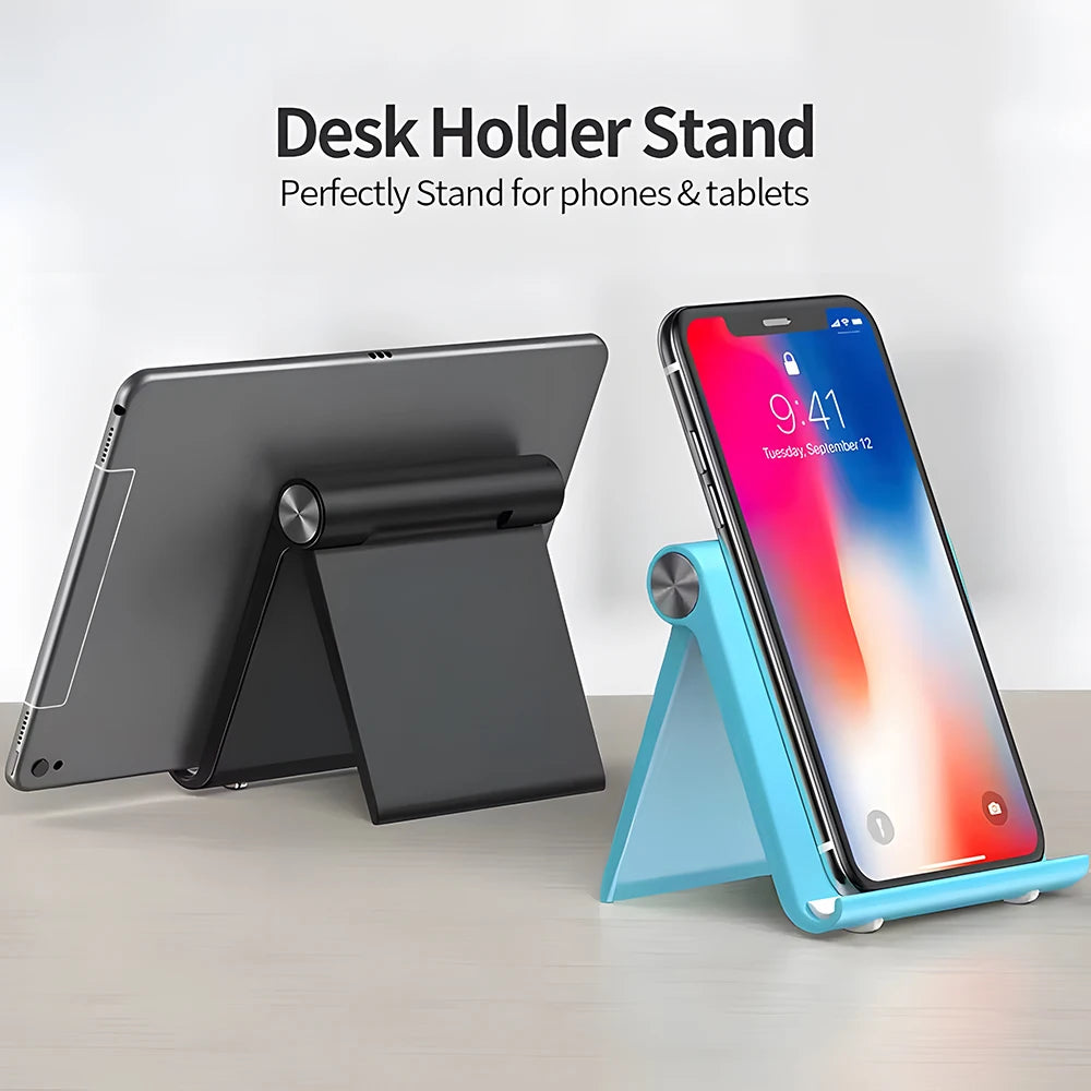 Phone Holder Stand Mobile Smartphone Support Tablet Stand for iPhone 15 14  Desk Cell Phone Holder Stand Portable Mobile Holder