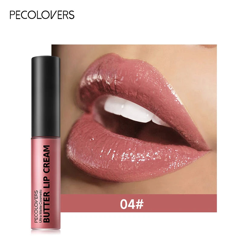 20 Colors Waterproof Matte Nude Lipstick Lipkit Pigment Dark Red Long Lasting Lip Gloss Women Makeup Lipgloss