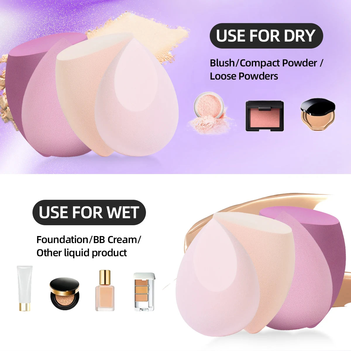 30 Professional Makeup Brush Sets, Including Makeup Brushes, Puff Cleaning Tools, Storage Bags, Portable, Christmas Gifts.