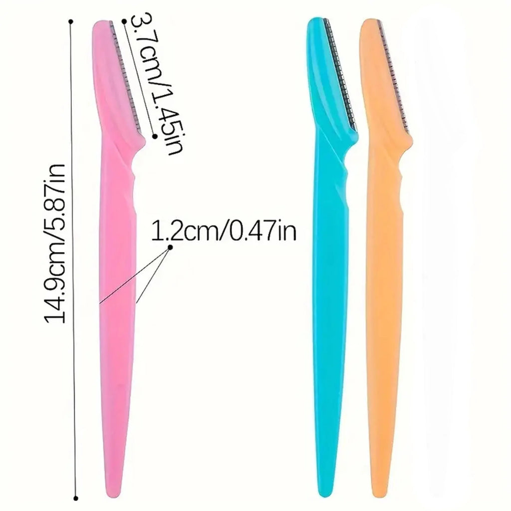 5/10/30/40pcs Eyebrow Razors Kit Facial Eye Brow Trimmer Multifunction Facial Hair Removal Tool with Container Safety Beauty