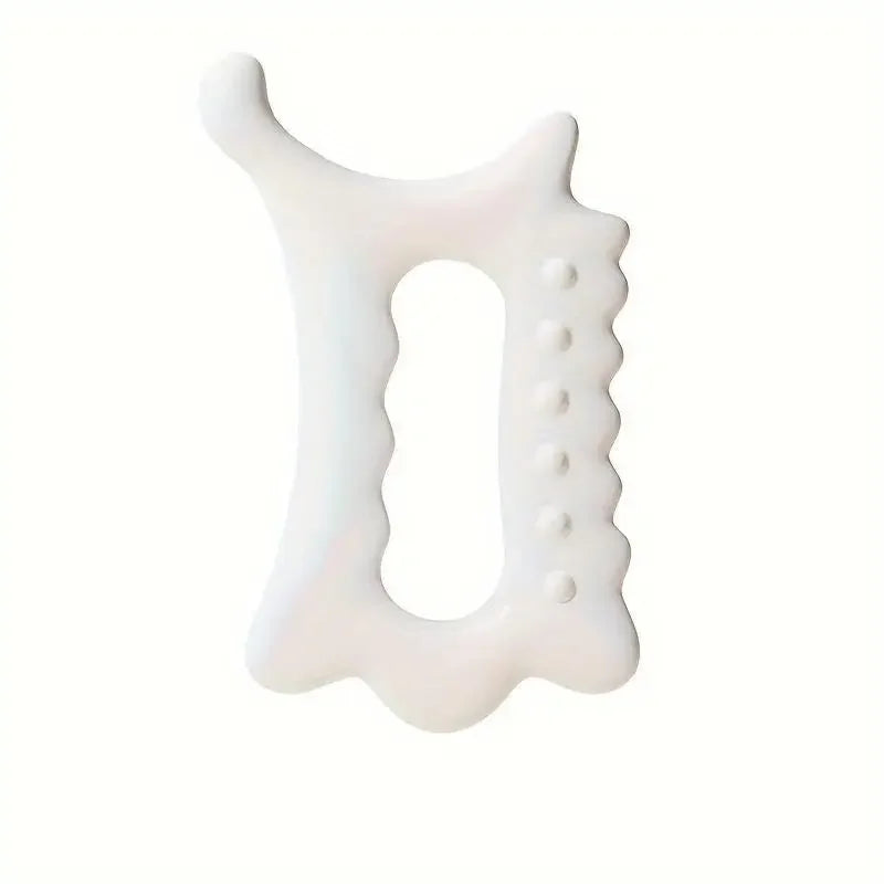 Ergonomic Versatile Handheld Gua Sha Board for Face & Body - Non-Ceramic, Gua Sha Massage Tool, Relaxation and Beauty Massager