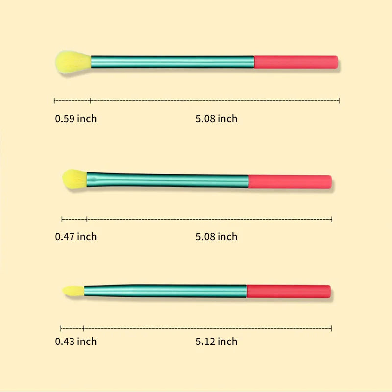 Makeup Brushes 15Pcs Colourful Makeup Brush Set Foundation Contour Blush Concealers Eye Shadow Blending Make Up Brush Kit