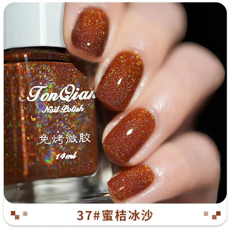 Nail Polish Female Lasting No Bake Can Not Peel Classic Show White Cherry Red Pearl White Transparent Nude Color
