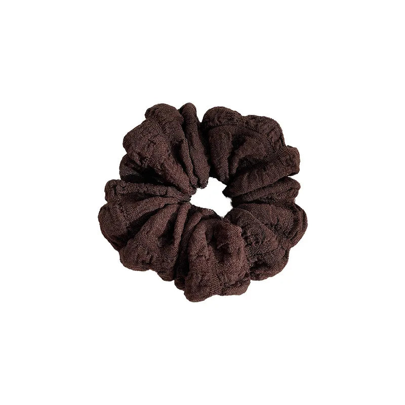 1/6 Pcs Womens Hair Scrunchies Solid Color Simple Fashionable Versatile Elegant Loose Hair Ties Elasticity Hair Accessories Girl