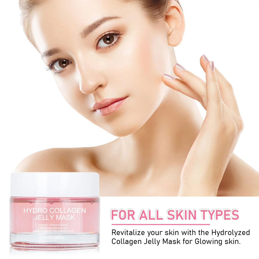 Collagen Face Mask Anti WrinklePeel-Off Facial Mask Korean Night Mask For Deep Hydration Skin Care Repair Korean Cosmetics