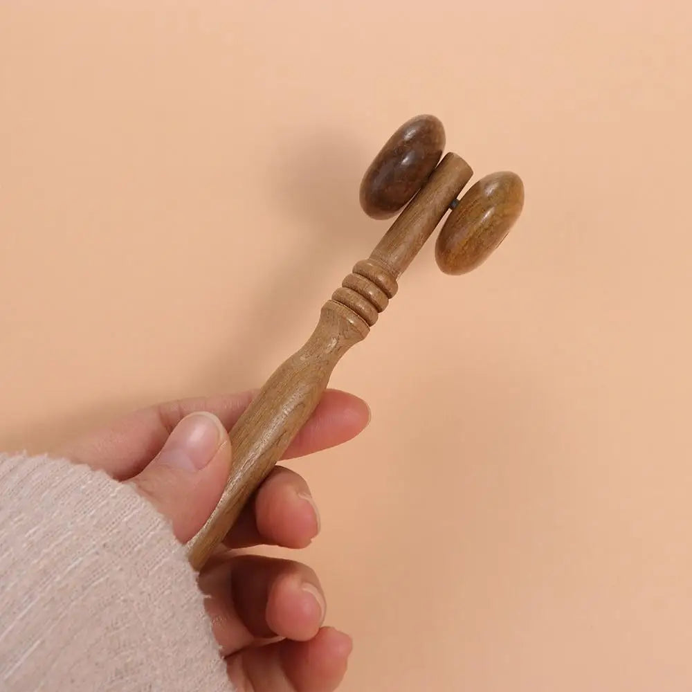 Sandalwood Gua Sha Scraper Face Slimming Burlywood Face Massage Facial Lifting Muscle Pain Relief Face Roller Health Care