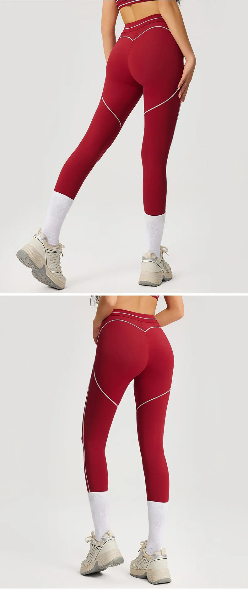 Yoga Leggings Women Fitness Leggings Running Cycling Pants Breathable Running High Waist Sports Leggings Workout Gym Clothing