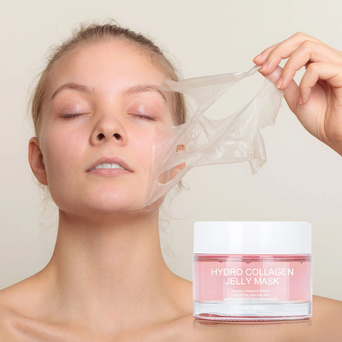 Collagen Face Mask Anti WrinklePeel-Off Facial Mask Korean Night Mask For Deep Hydration Skin Care Repair Korean Cosmetics