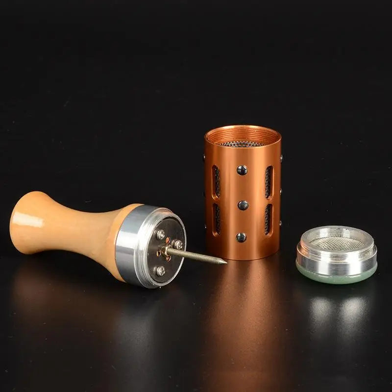 Jade Gua Sha Moxibustion Stick 360° Rotation Raised Point Massage Tool 1 Set for Facial Skin Care Body Stress Relief