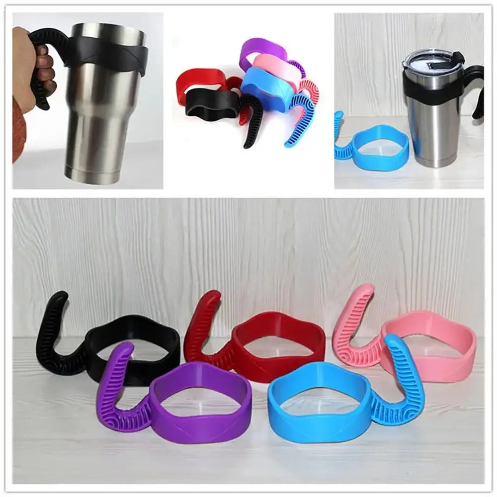 Water Bottle Tumbler Cup Handle Travel Mug Holder for 20oz 30oz Car Vehicle Cup Drink Holder Rack Water Bottle Holder Accessory