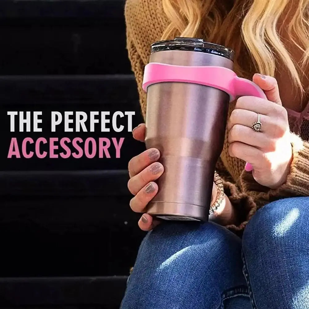 Water Bottle Tumbler Cup Handle Travel Mug Holder for 20oz 30oz Car Vehicle Cup Drink Holder Rack Water Bottle Holder Accessory