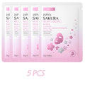 LAIKOU Japan Sakura Moisturizing Face Mask Deep Hydration Brightening Skin Care Facial Sheet Mask for Dry Skin