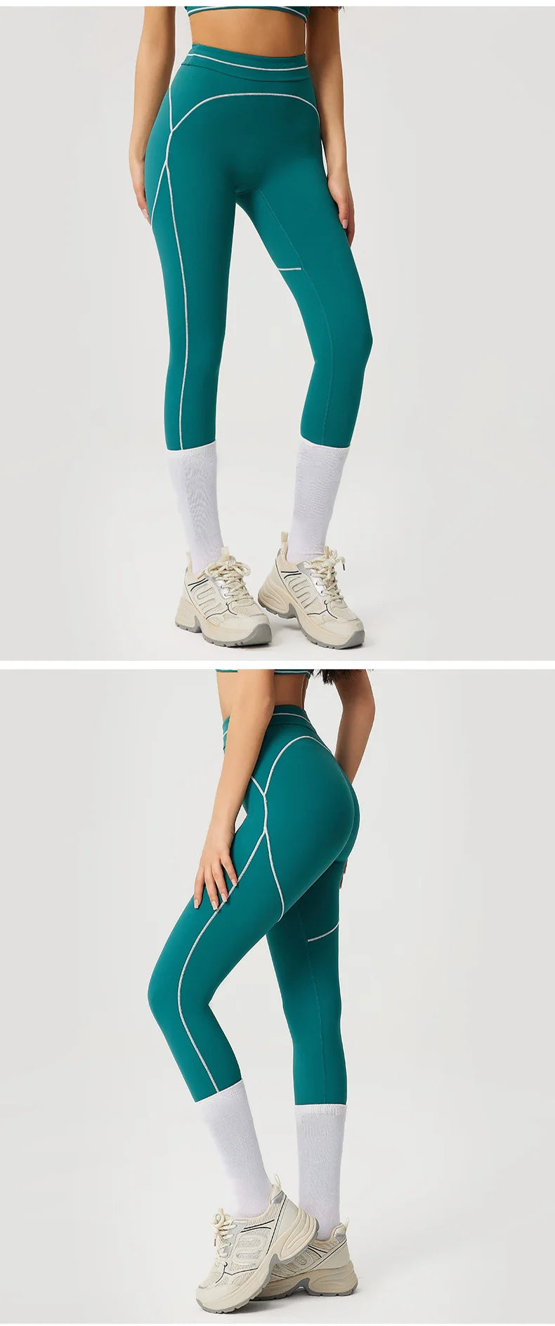 Yoga Leggings Women Fitness Leggings Running Cycling Pants Breathable Running High Waist Sports Leggings Workout Gym Clothing