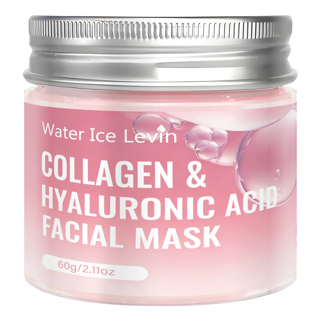 Collagen & Hyaluronic Acid Facial Mask – Firming Moisturizing Face Mask with Niacinamide, Anti Aging Skin Care – 60g