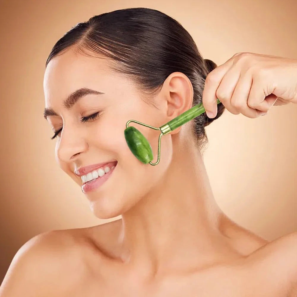 3pcs Gua Sha Jade Stone Gua Sha Massage Tool Guasha Tool For Face and Body Skin Massage Eye Skin Care Tools For SPA Beauty