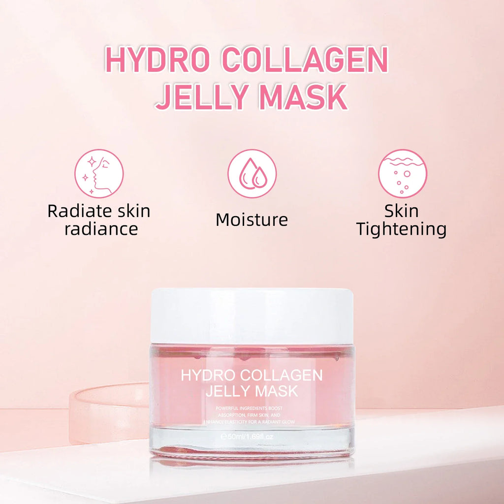 Collagen Face Mask Anti WrinklePeel-Off Facial Mask Korean Night Mask For Deep Hydration Skin Care Repair Korean Cosmetics