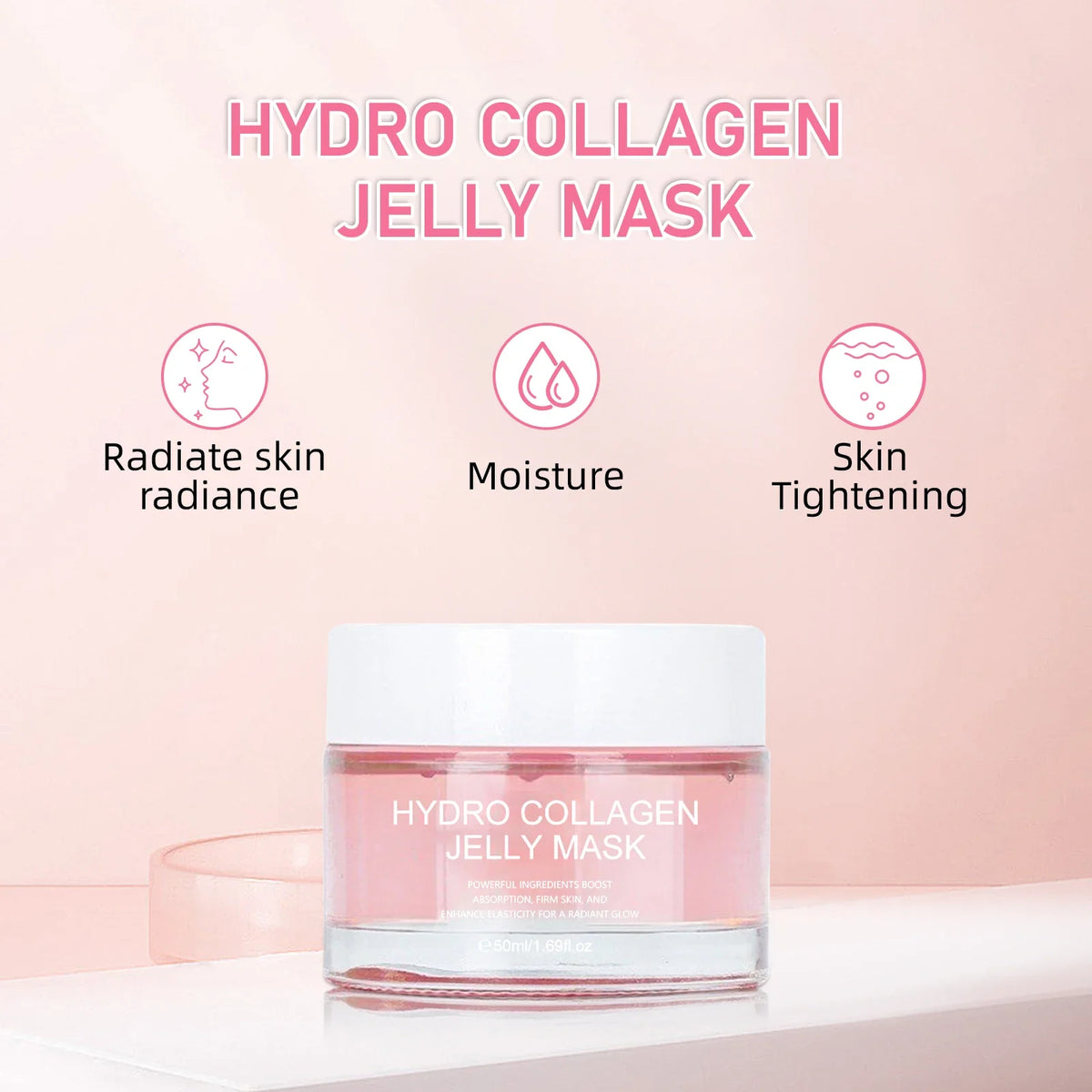 Collagen Face Mask Anti WrinklePeel-Off Facial Mask Korean Night Mask For Deep Hydration Skin Care Repair Korean Cosmetics