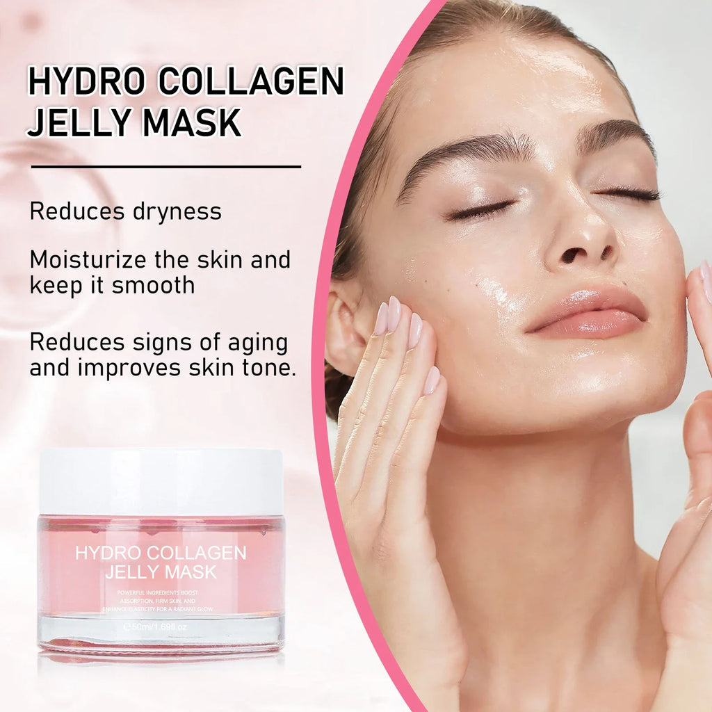 Collagen Face Mask Anti WrinklePeel-Off Facial Mask Korean Night Mask For Deep Hydration Skin Care Repair Korean Cosmetics