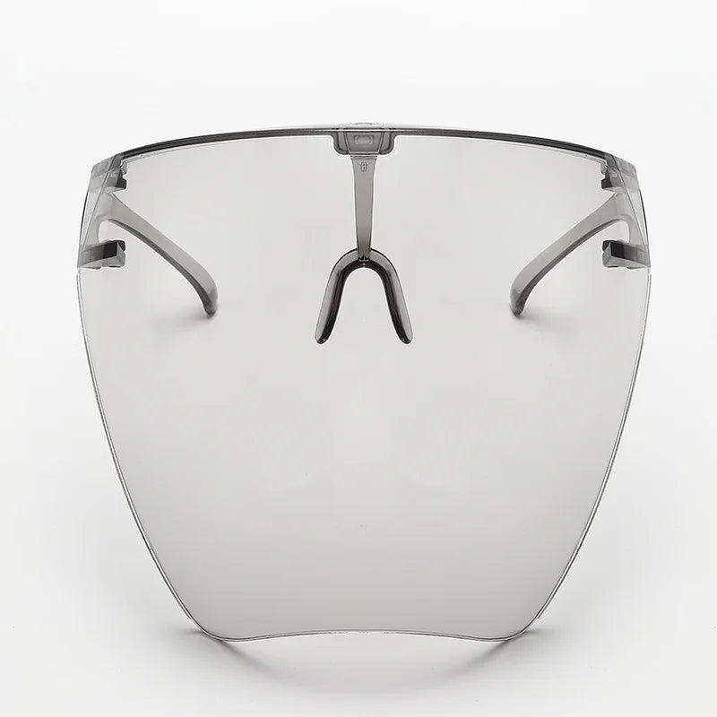 Full Face Sunglasses Mask Women Men Protective Faceshield Glasses Goggles Covered Spherical Lens Anti-Spray Cycling Sunglasses