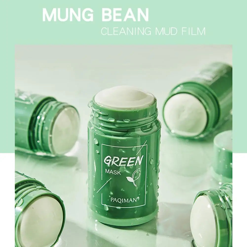 Green Tea Mask Face Clean Green Tea Cleansing Deep Moisturizing Shrink Pores Blackhead Acne Facial Korean Skin Care