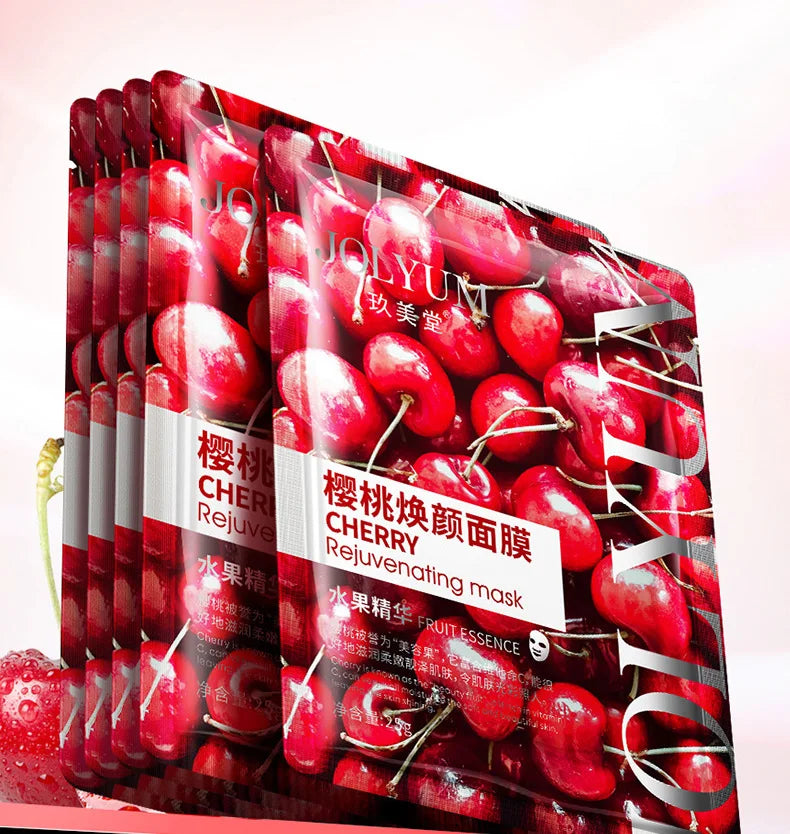 Fruit Moisturizing Facial Mask 5pcs skincare Whitenting Hydrating Anti-aging Facial Masks Face Masks