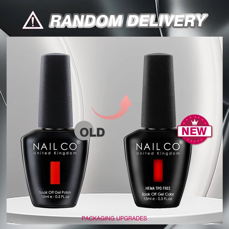 NAILCO 15ml Colorful Jelly Gel Nail Polish Gorgeous Color HEMA TPO FREE Soak Off UV LED Semi Permanent Long Wear Gel Varnish