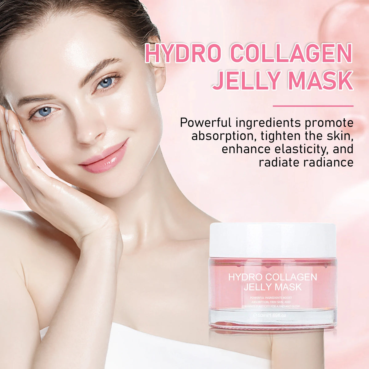 Collagen Face Mask Anti WrinklePeel-Off Facial Mask Korean Night Mask For Deep Hydration Skin Care Repair Korean Cosmetics