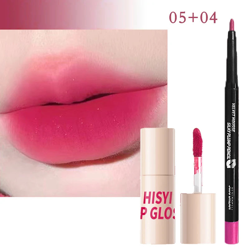 6 Colors Matte Velvet Lip Glaze, Natural Long-Lasting Highly Pigmented Lipstick, Portable Matte Finish Universal Lip Glaze Makeu