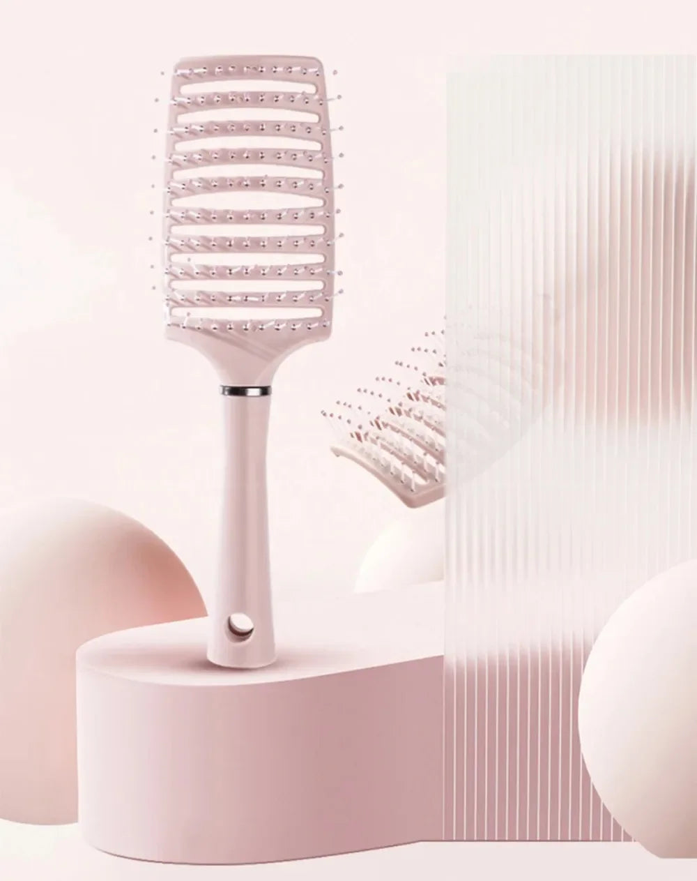 Detangling Hair Brush Hollow Scalp Massage Comb Hairdressing Wide Tooth Hair Comb Wet Curly Massage Brush Barber Styling Tools