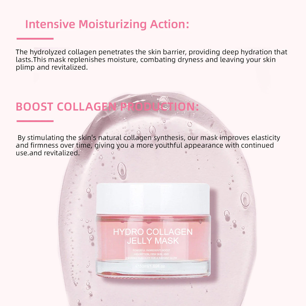 Collagen Face Mask Anti WrinklePeel-Off Facial Mask Korean Night Mask For Deep Hydration Skin Care Repair Korean Cosmetics