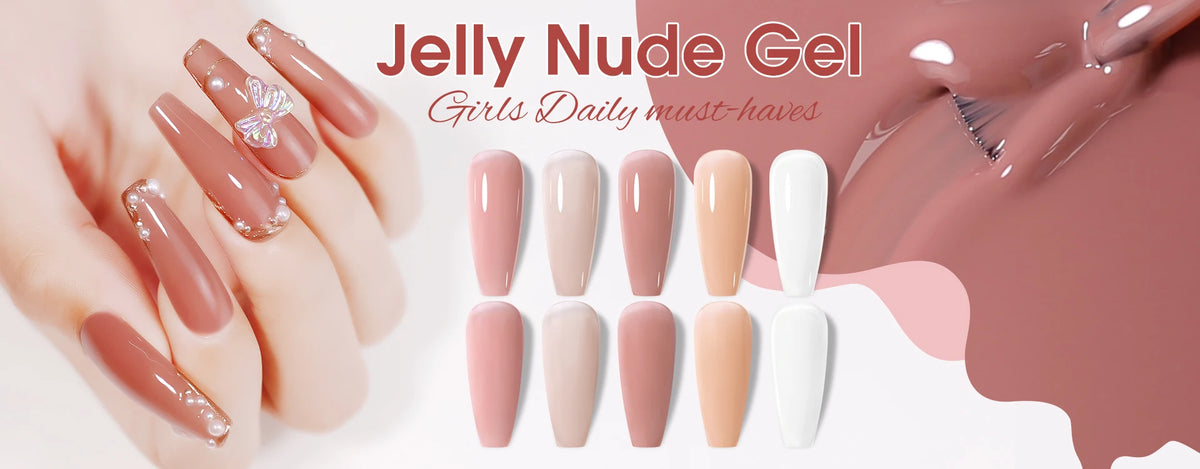 NAILCO 15ml Colorful Jelly Gel Nail Polish Gorgeous Color HEMA TPO FREE Soak Off UV LED Semi Permanent Long Wear Gel Varnish