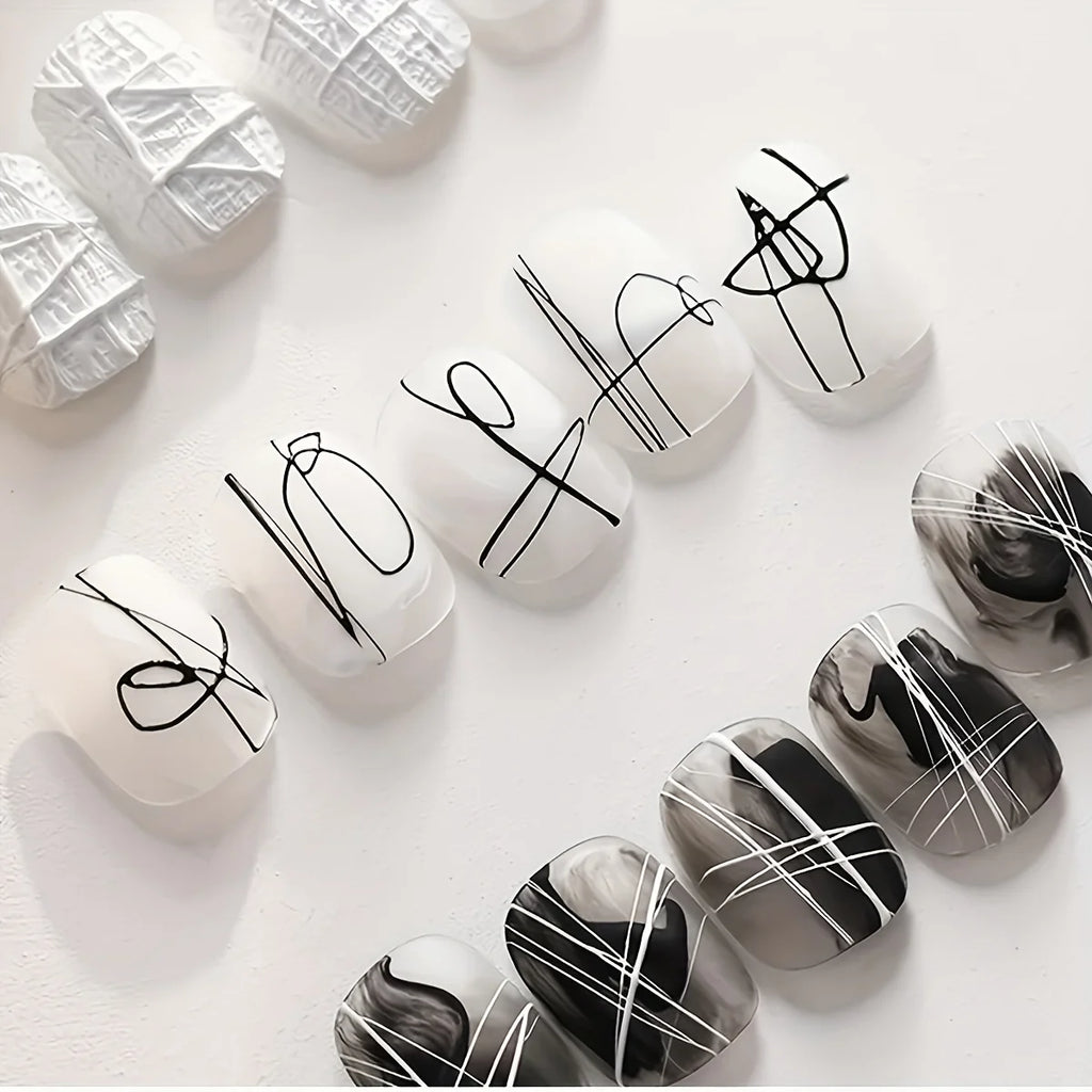 Nail Art Elastic Gel Polish for Carving and Painting Designs, 4 Colors