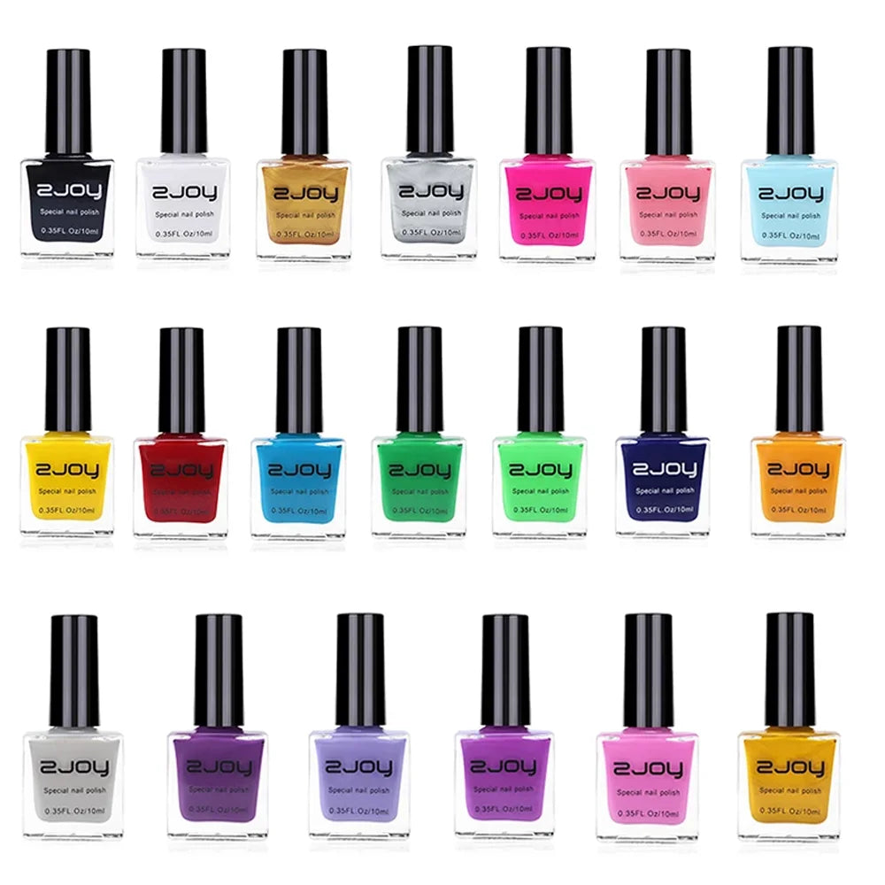 Nail Art Stamping Polish 10ML Semi-permanent Varnish Printing UV Varnish Stamp for Nails Polishes Lacquer Top Coat Gel Polish #@
