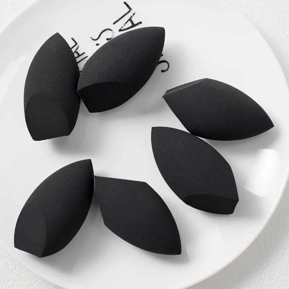 2pcs Black Beauty Sponge Egg - Latex-Free, Reusable Makeup Blender for Flawless Foundation, Contour & Highlight