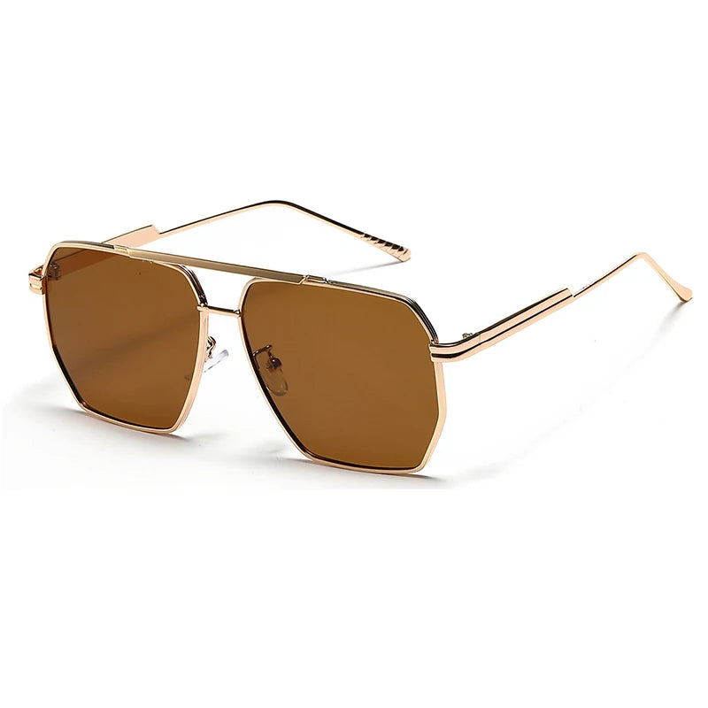 DDDLONG Retro Fashion Sunglasses Women Men Metal Sun Glasses Classic Vintage UV400 Outdoor D135