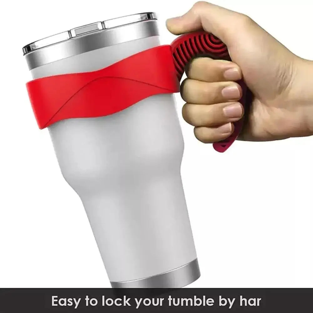 Water Bottle Tumbler Cup Handle Travel Mug Holder for 20oz 30oz Car Vehicle Cup Drink Holder Rack Water Bottle Holder Accessory