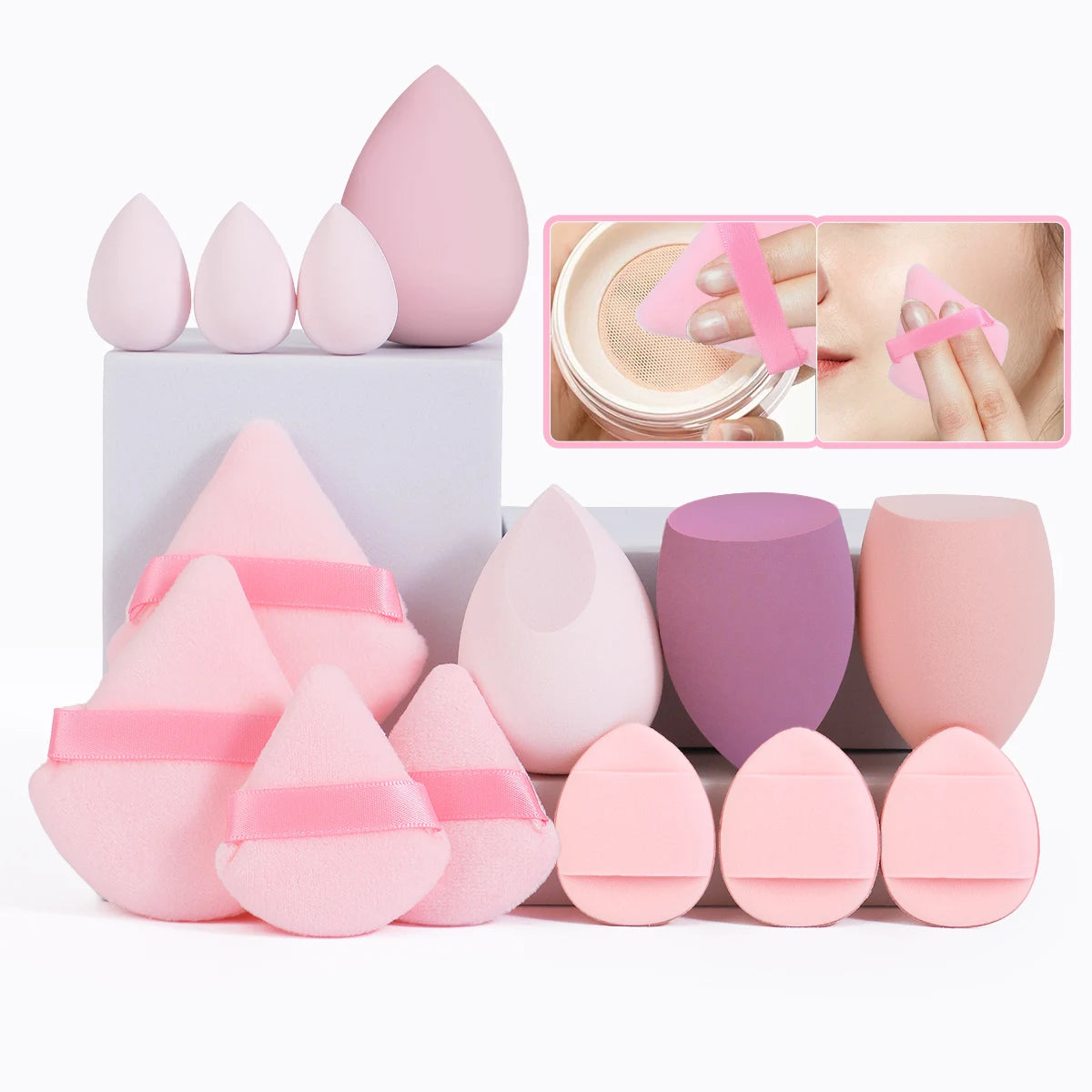 30 Professional Makeup Brush Sets, Including Makeup Brushes, Puff Cleaning Tools, Storage Bags, Portable, Christmas Gifts.