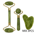 3pcs Gua Sha Jade Stone Gua Sha Massage Tool Guasha Tool For Face and Body Skin Massage Eye Skin Care Tools For SPA Beauty
