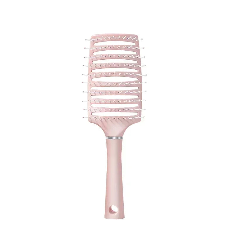 Detangling Hair Brush Hollow Scalp Massage Comb Hairdressing Wide Tooth Hair Comb Wet Curly Massage Brush Barber Styling Tools