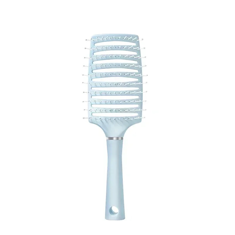 Detangling Hair Brush Hollow Scalp Massage Comb Hairdressing Wide Tooth Hair Comb Wet Curly Massage Brush Barber Styling Tools