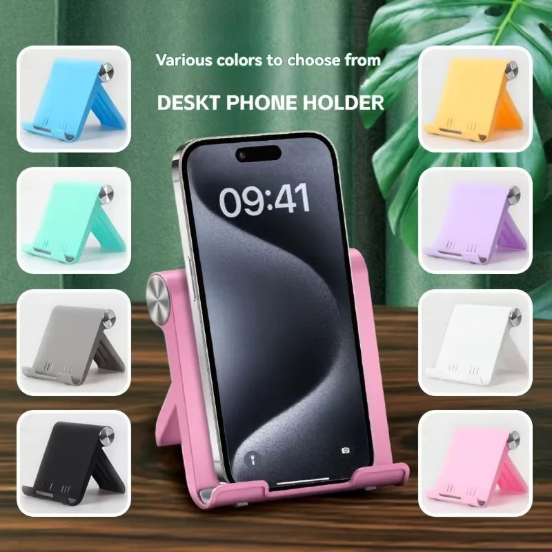 Portable Mobile Holder Mount Phone Holder Stand Desk Cell Phone Holder Stand Mobile Smartphone Support Tablet Stand for iPhone