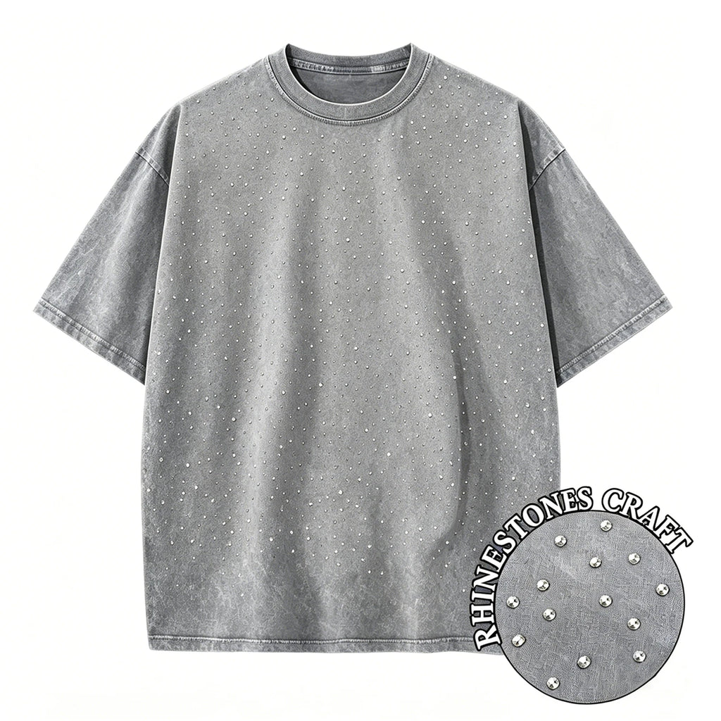 Men's Women Washed Vintage T-Shirts Street Hip Hop Retro Punk T Shirt Harajuku Casual Cotton Short Sleeve Couple TShirts Tees